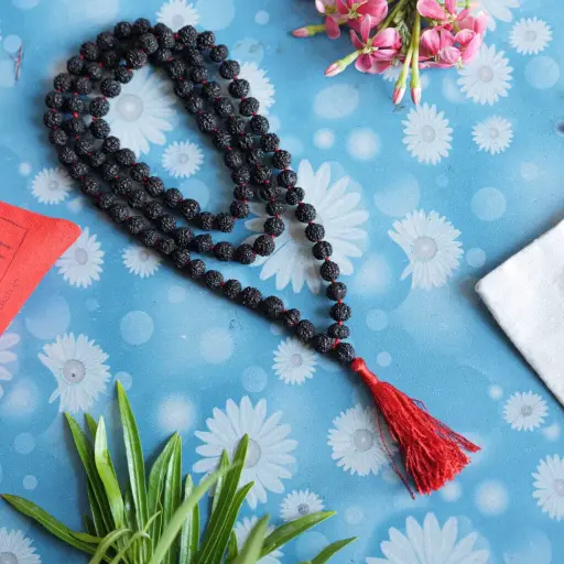 Black Rudraksha Mala